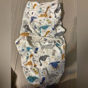 Dinosaur Print Baby Swaddle